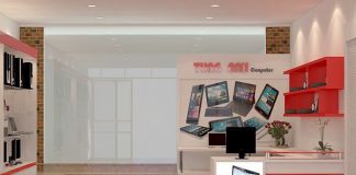 Thiết kế cửa hàng máy tính