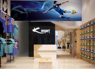 Thiết kế shop thời trang thể thao